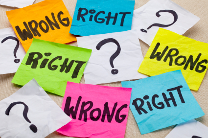 Right Vs. Wrong: Steps Toward Maturity