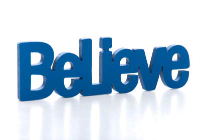 Believe...Love, Faithful, Imagine, Experience